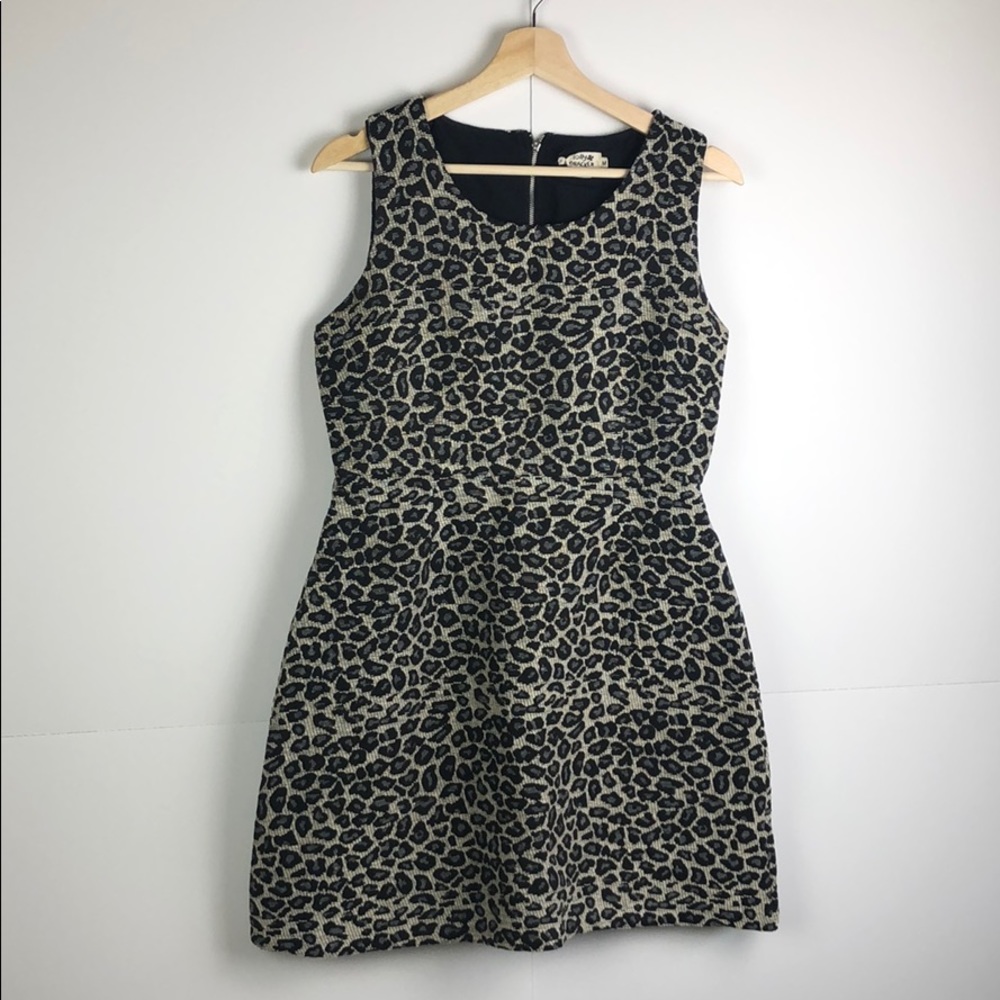Cutest leopard mini dress